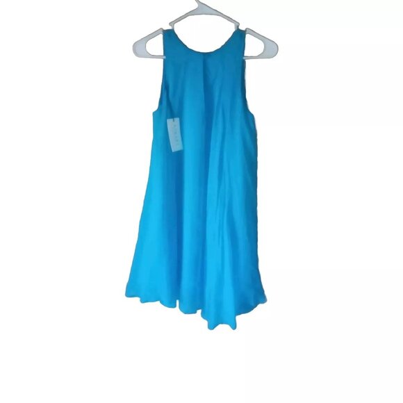 Askari Silk Blue Slipover Sleeveless Dress Size XS - Picture 4 of 4